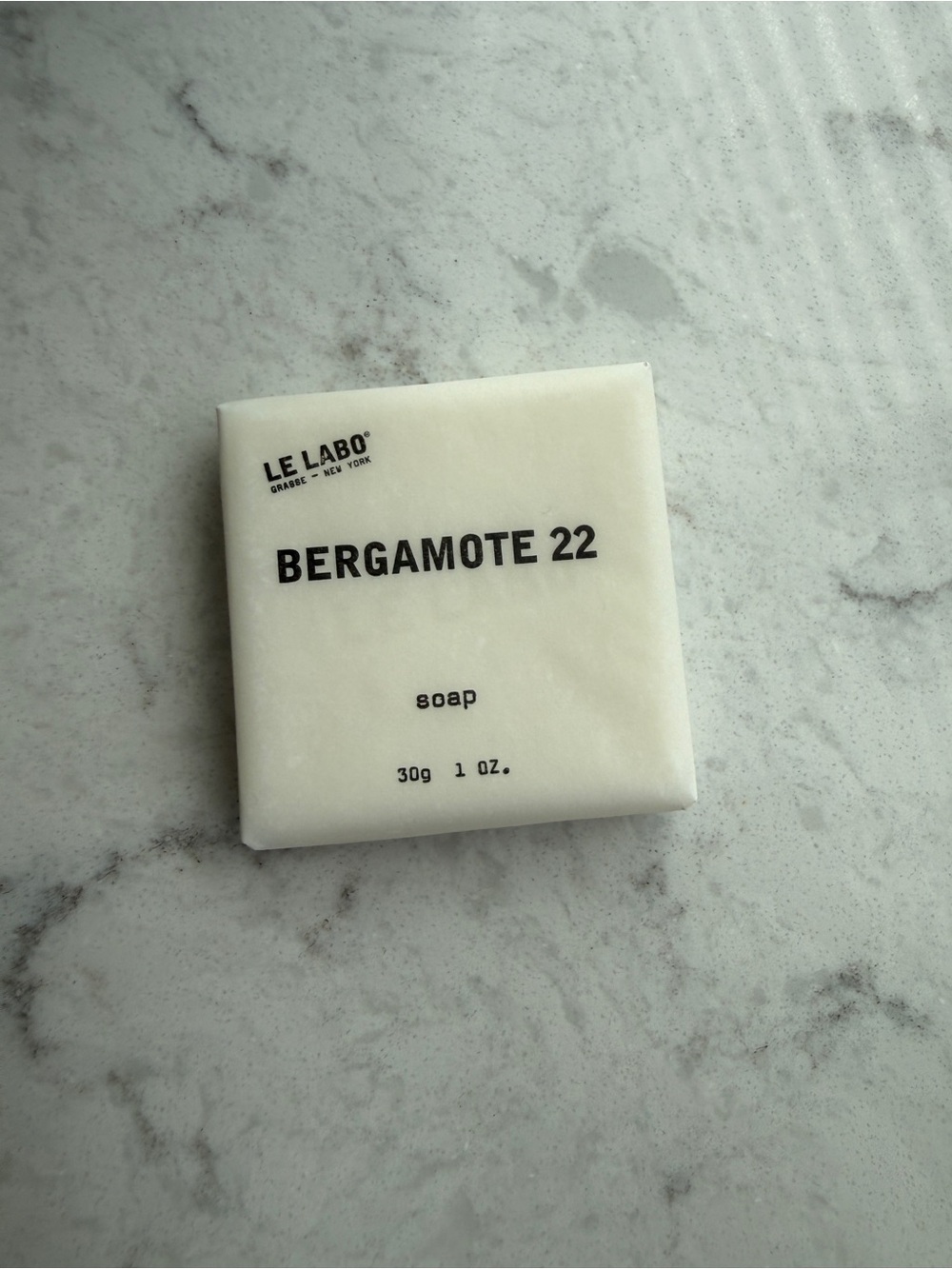 Le Labo Bergamote 22 Soap - White 30g or 1 oz